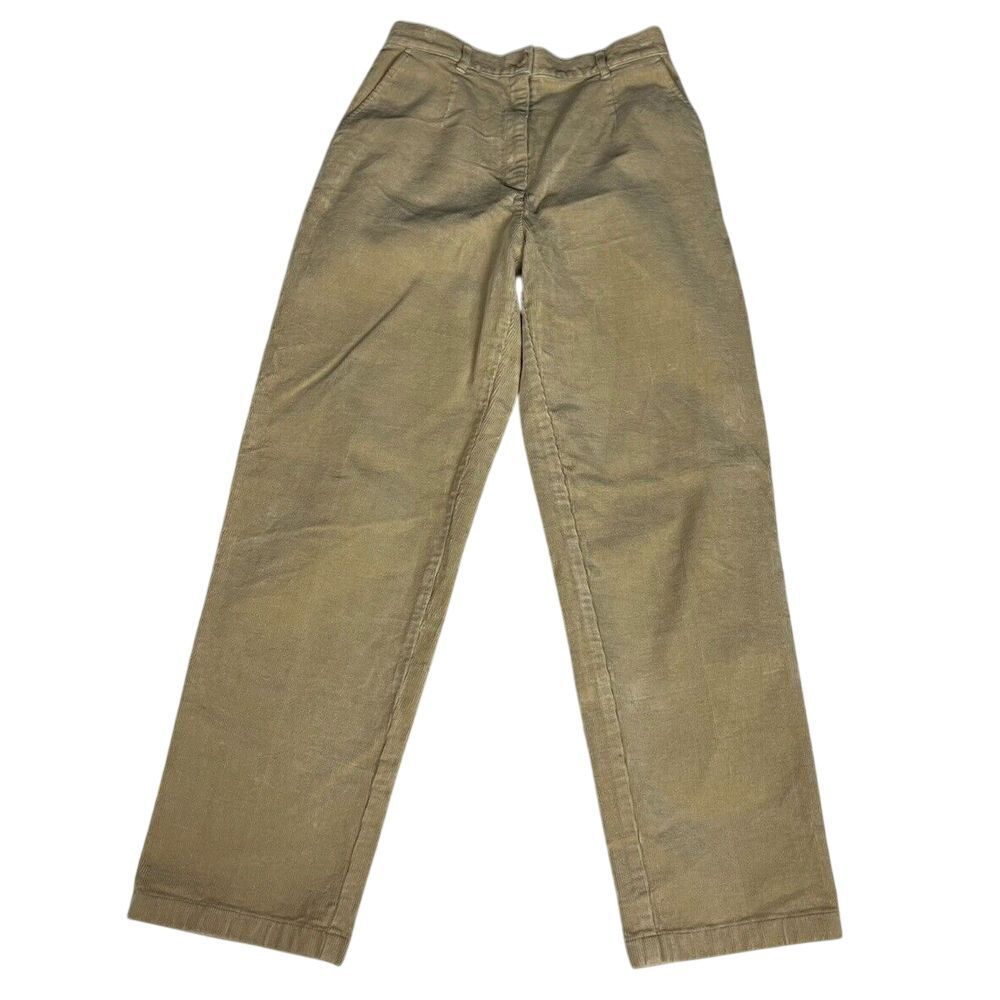 L.L. Bean Womens Pants Beige Size 10 Original Fit Corduroy Cotton Blend‎